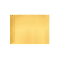 LUX 9 x 12 Open End Envelopes, 250/Box, Gold Metallic (4894-07-250)