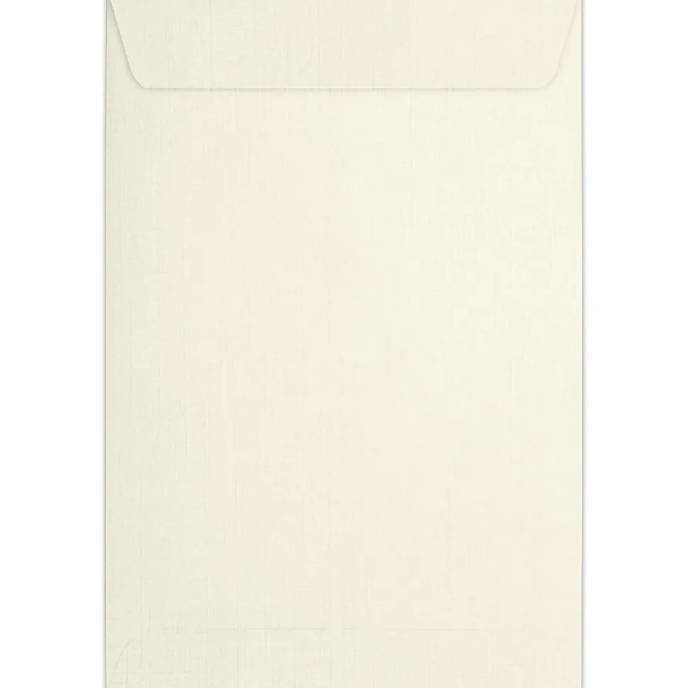 LUX 6 x 9 Open End Envelopes, 50/Box, Natural Linen (1644-NLI-50)