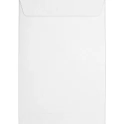 LUX 6 x 9 Open End Envelopes, 50/Box, White Linen (1644-WLI-50)