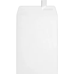 LUX 6 x 9 Open End Envelopes, 50/Box, White Linen (1644-WLI-50)