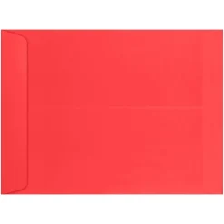LUX 10 x 13 Open End Envelopes 50/Pack, Electric Cherry (WS-5428-50)
