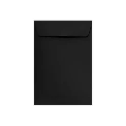 LUX 6.5" x 9.5" Open End Envelopes 500/Pack, Midnight Black (LUX-1645-56-500)