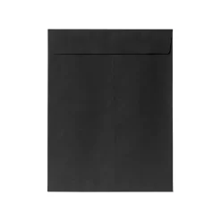 LUX 9 x 12 Open End Envelopes 1000/Pack, Midnight Black (80428-1000)