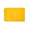 LUX 9" x 12" Open End Window Envelopes, Sunflower Yellow (LUX-1590-12-50)