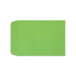 LUX 9" x 12" Open End Window Envelopes, Limelight Green