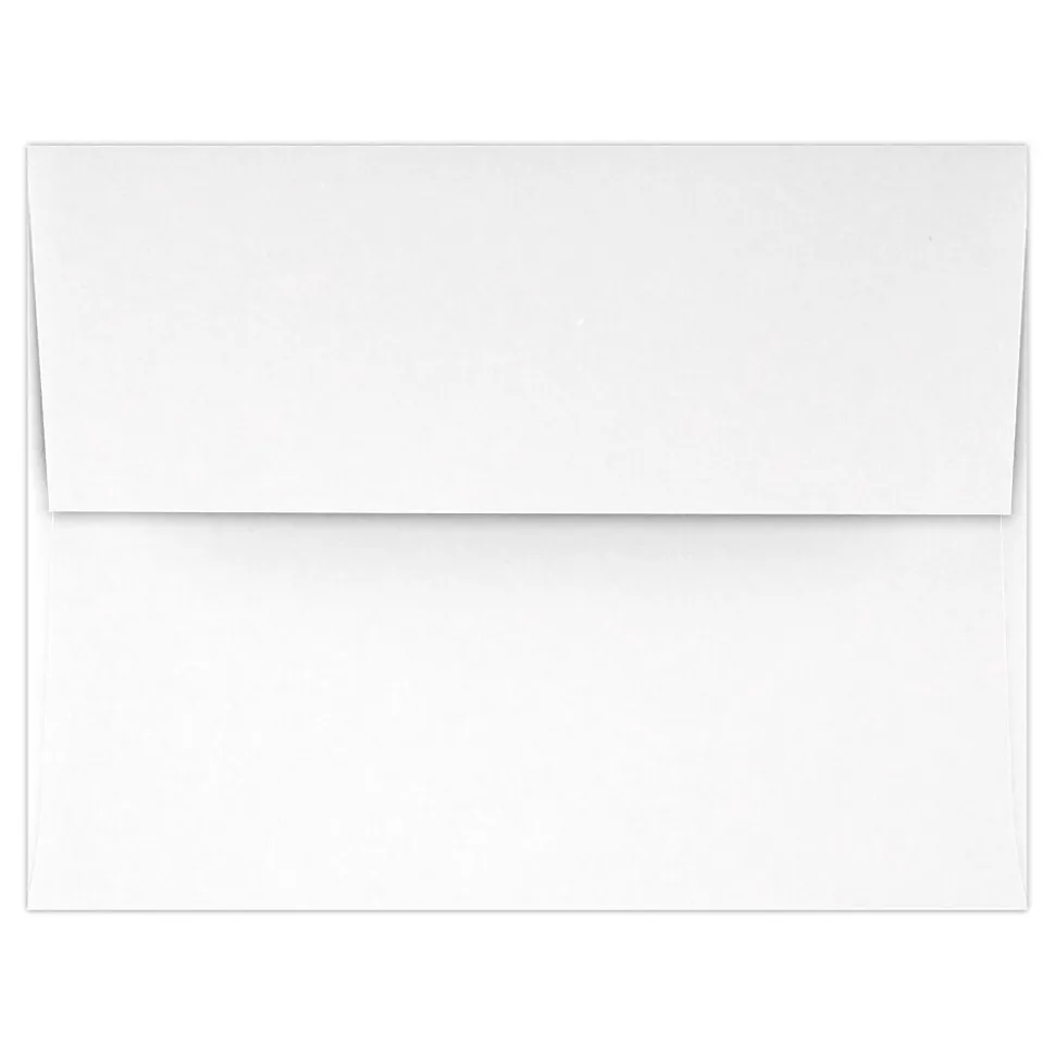 LUX A2 (4 3/8 x 5 3/4) - 100% Cotton - Brilliant White 50/Pack, Brilliant White - 100% Cotton (4870-SBW-50)