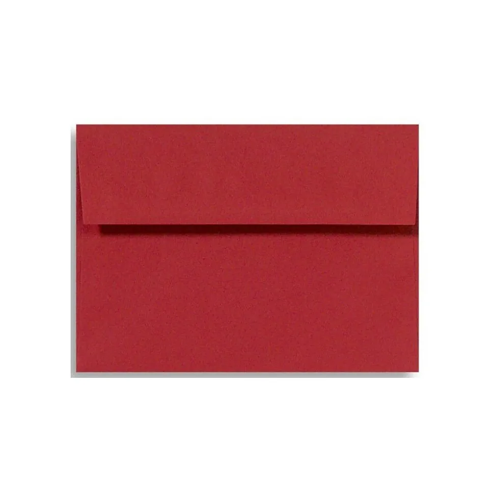 LUX A2 (4 3/8 x 5 3/4) 50/Box, Holiday Red (FE4270-15-50)