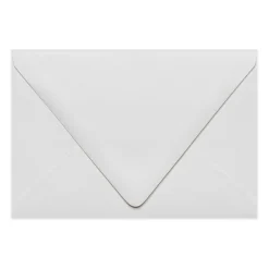 LUX A4 Contour Flap Envelopes (4 1/4 x 6 1/4) 50/Pack, White - 100% Recycled (1872-WPC-50)