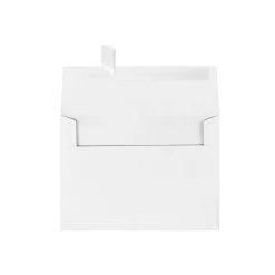 LUX A7 Invitation 100% Recycled Envelopes, 5.25" x 7.25", White, 50/Box (4880-WPC-50)