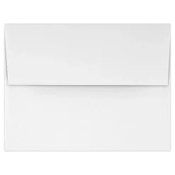 LUX A4 Invitation Envelopes (4 1/4 x 6 1/4) 50/Pack, 60lb. White w/Peel & Press (4872-WPP-50)