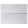 LUX A4 Invitation Envelopes (4 1/4 x 6 1/4) 50/Pack, Silver Metallic (4872-06-50)