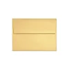 LUX A1 Invitation Envelopes (3 5/8 x 5 1/8) 50/Box, Gold Metallic (5365-07-50)