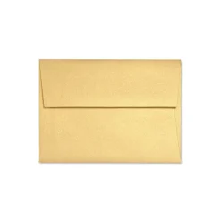 LUX A1 Invitation Envelopes (3 5/8 x 5 1/8) 50/Box, Gold Metallic (5365-07-50)