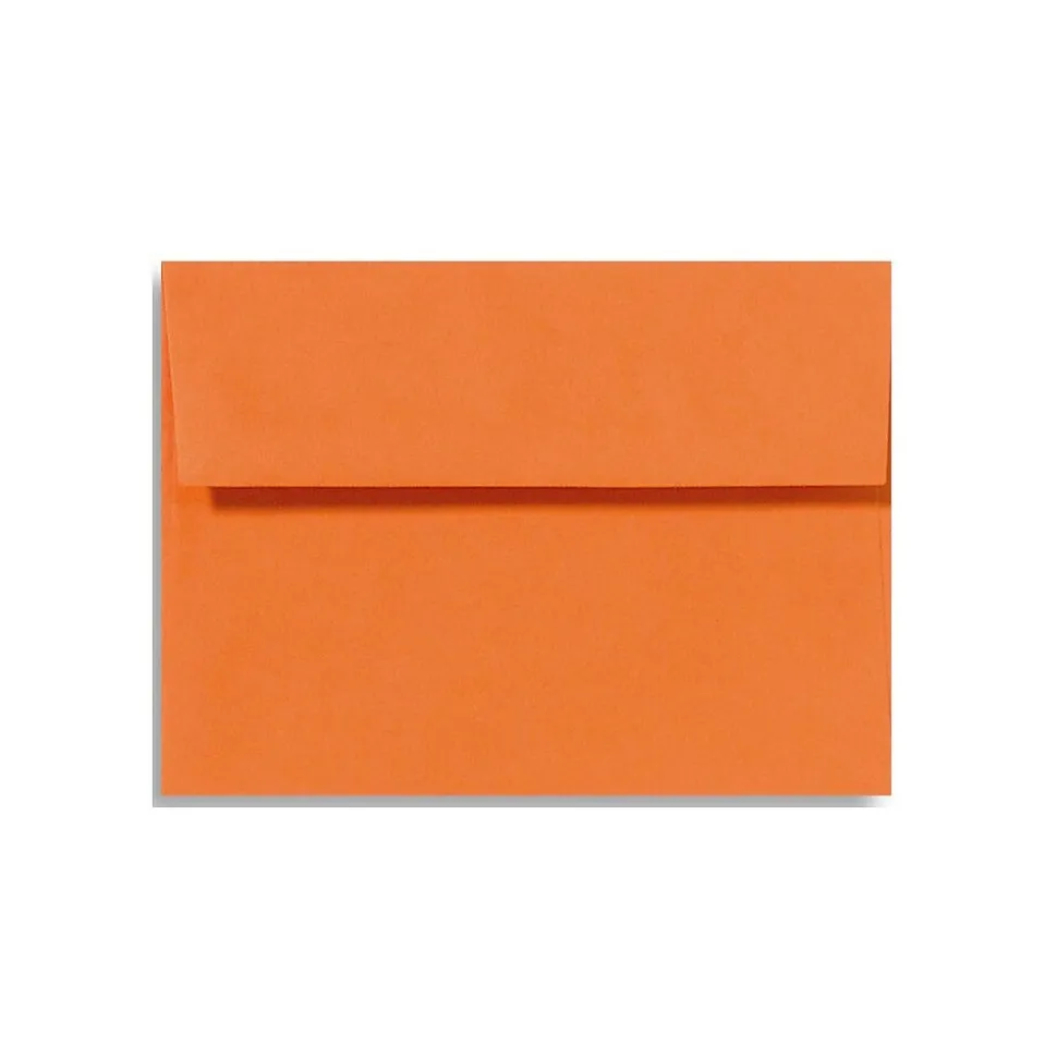 LUX A6 Invitation Envelopes (4 3/4 x 6 1/2) 250/Box, Mandarin (EX4875-11-250)