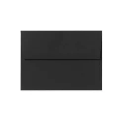 LUX A1 Invitation Envelopes (3 5/8 x 5 1/8) 250/Box, Midnight Black (F-4565-B-250)