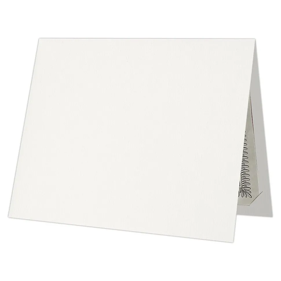 LUX Certificate Holders, 9 1/2" x 11", White Linen, 50/Pack (CH91212-WLI-50)