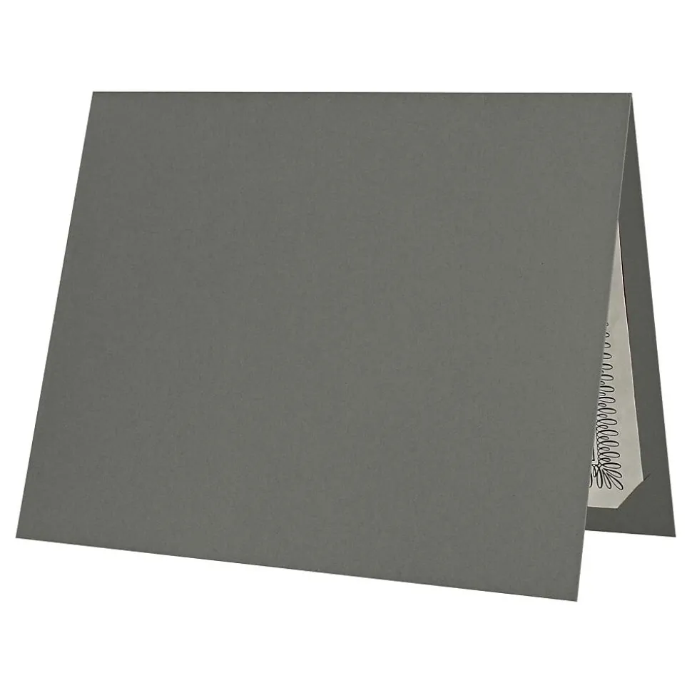 LUX Certificate Holders, 9 1/2" x 11", Smoke Gray, 50/Pack (CH91212-22-50)