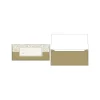LUX Currency Envelopes (2 7/8 x 6 1/2) 50/Box, Gold Damask (CUR-98-50)
