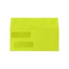 Lux Double Window Invoice Envelopes, Wasabi 4 1/8 x 9 1/2 inch 500/Pack