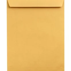 LUX Jumbo Kraft Open End Flap Envelopes, 13" x 17", Brown Kraft, 250/Box (85739-250)