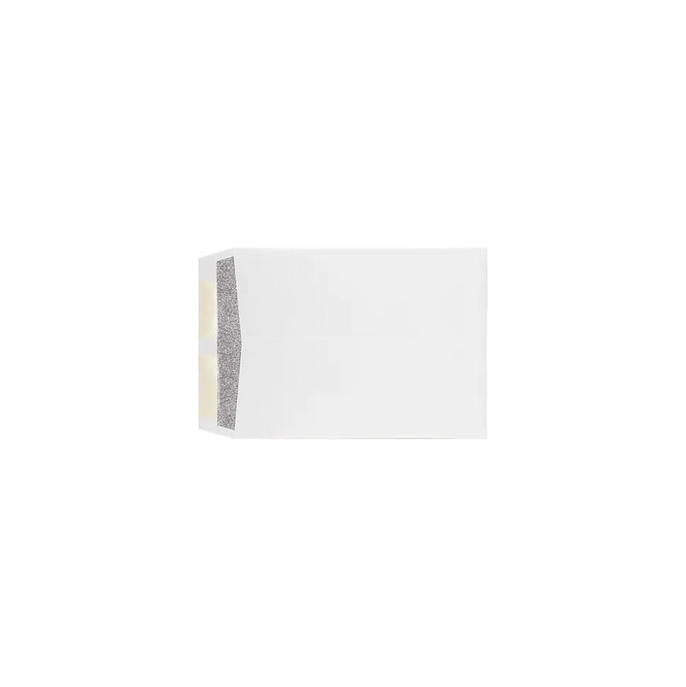 LUX Kraft Open End Envelopes with Security Tint, 9" x 12", White, 500/Pack (WS-4894-ST-500)