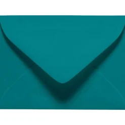 LUX 70lb 2 11/16"x3 11/16" #17 Mini Envelopes W/Glue, Teal Blue, 500/BX