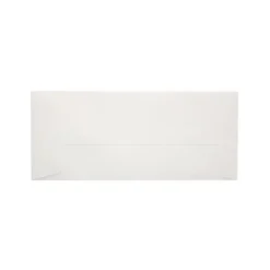 LUX 80lb 4 1/8"x9 1/2" Open End #10 Envelopes W/Peel&Press, White, 250/BX