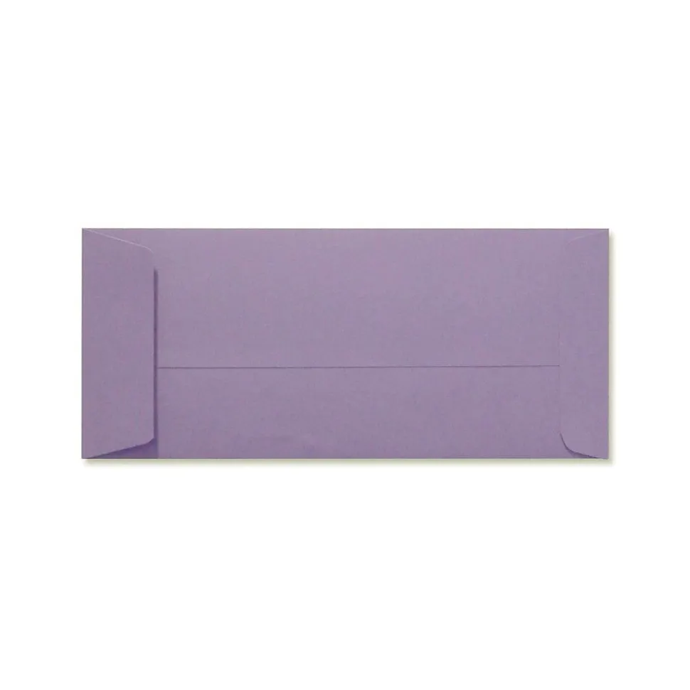 LUX 80lb 4 1/8"x9 1/2" Open End #10 Envelopes, Wisteria Purple, 500/BX