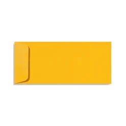 LUX 70lbs. 4 1/8" x 9 1/2" #10 Open End Envelopes, Sunflower Yellow, 500/BX