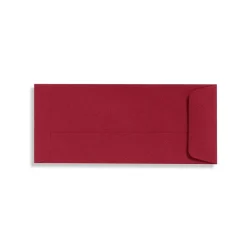 LUX 70lbs. 4 1/8" x 9 1/2" #10 Open End Envelopes W/Glue, Garnet Red, 250/BX