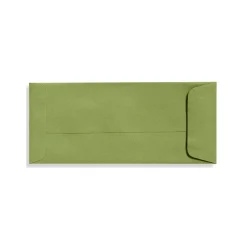 LUX 70lbs. 4 1/8" x 9 1/2" #10 Open End Envelopes, Avocado Green, 1000/BX