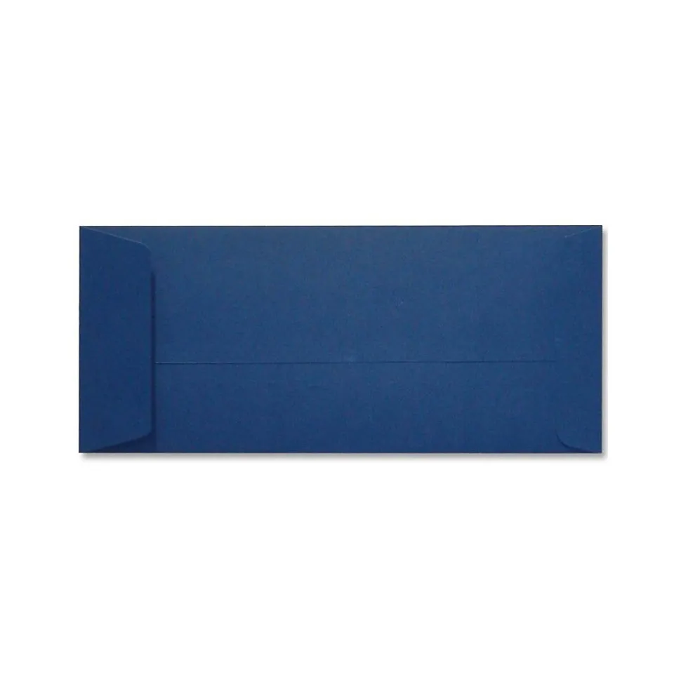 LUX 80lbs. 4 1/8" x 9 1/2" #10 Open End Envelopes, Navy Blue, 250/BX
