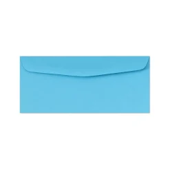 LUX 60lbs. 4 1/8" x 9 1/2" #10 Regular Envelopes, Bright Blue, 500/BX