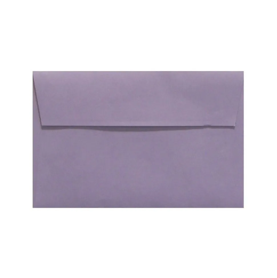 LUX 80lbs. 5 3/4" x 8 3/4" A9 Invitation Envelopes W/Peel & Press, Wisteria Purple, 250/BX