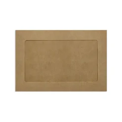 LUX Moistenable Glue #1 Window Envelope, 6" x 9", Grocery, 50/Pack (FFW-69-GB-50)