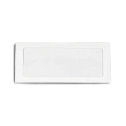 LUX Moistenable Glue #10 Window Envelope, 4 1/2" x 9 1/2", Bright White, 250/Box (FFW-10-250)