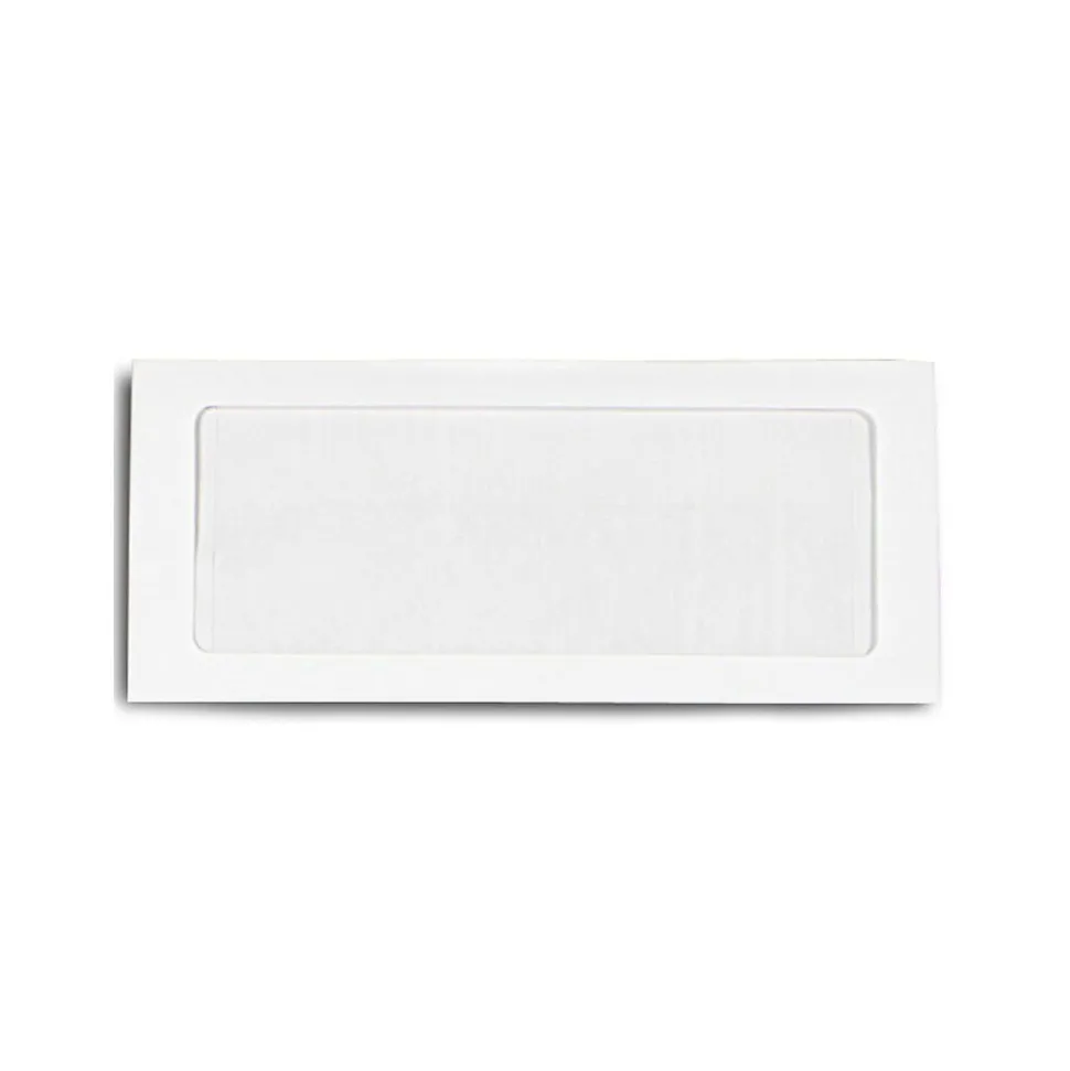 LUX Moistenable Glue #10 Window Envelope, 4 1/2" x 9 1/2", Bright White, 250/Box (FFW-10-250)