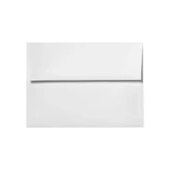 LUX Moistenable Glue A2 Invitation Envelope, 5 3/4" x 4 3/8", Bright White, 1000/Box (72924-1000)