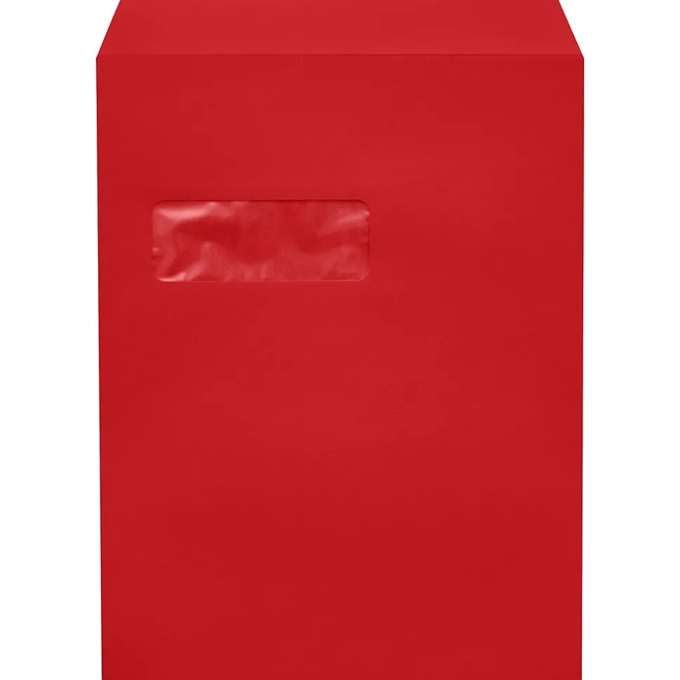 LUX Open End Envelopes 9" x 12", Ruby Red (LUX-1590-18-1M)