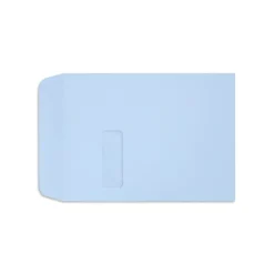 LUX Open End Envelopes 9" x 12", Baby Blue