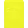 LUX Open End Kraft Envelopes 9" x 12", Citrus Yellow (LUX-1590-L20-1M)