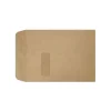 LUX Open End Window Envelopes 9" x 12", Grocery Bag Brown