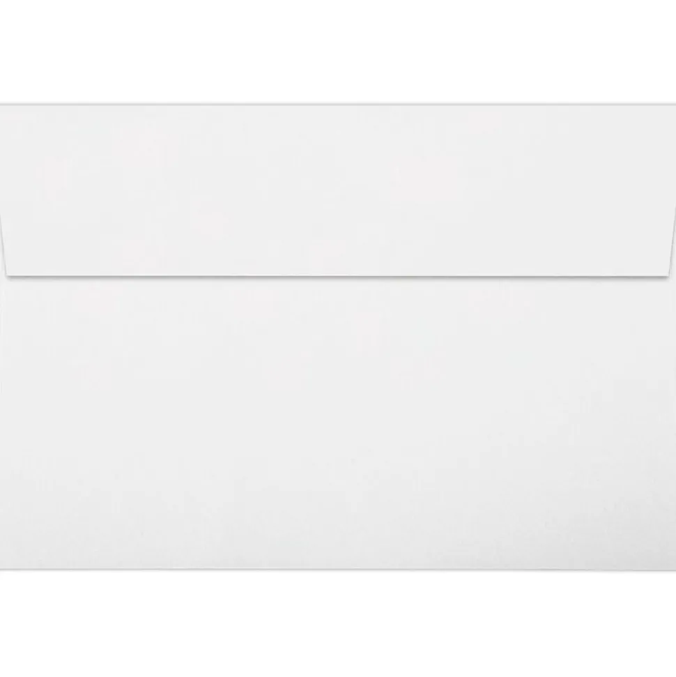 LUX Peel & Press Self Seal A9 Invitation Envelope, 5 3/4" x 8 3/4", White, 50/Pack (4895-WPP-50)