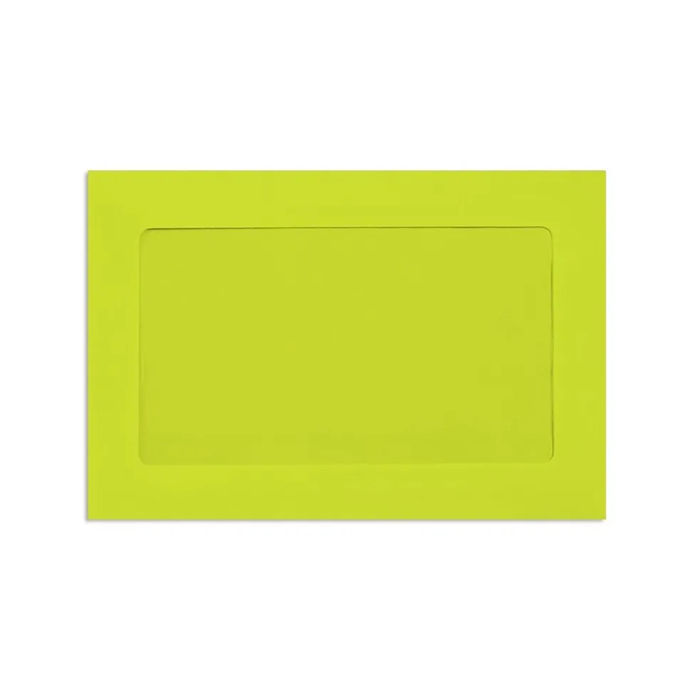 Lux Window Envelopes, Wasabi 6 x 9 inch 50/Pack