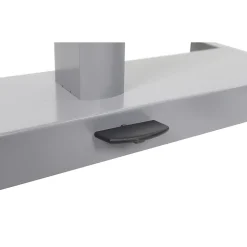 Luxor Adjustable Gray Steel Student Desk 29"-43.5"H (STUDENT-P)