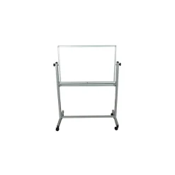 Luxor® Double Sided Magnetic Whiteboard; Aluminum Frame, 36