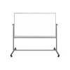 Luxor Dry-Erase Mobile Combination Ghost Grid/Whiteboard, Aluminum Frame, 40" x 72" (MB7240LB)