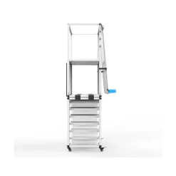 Luxor Dry-Erase Mobile Modular Teacher Whiteboard with Storage, Steel Frame, 36