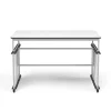Luxor 32"-38"H Adjustable Standing Modular Makerspace and Science Lab Table, White (DTTB001)