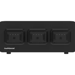 Luxor KwikBoost EdgePower 3-Bay Base Desktop Charging Station, Black (KBEP-BASE3)